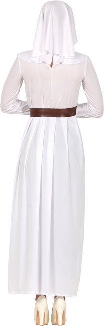 Nonne Kostüm Weiß Damen