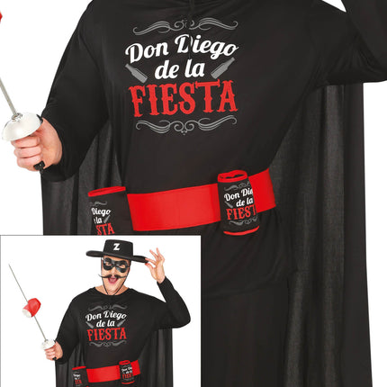 Don diego de la fiestas, Erwachsener