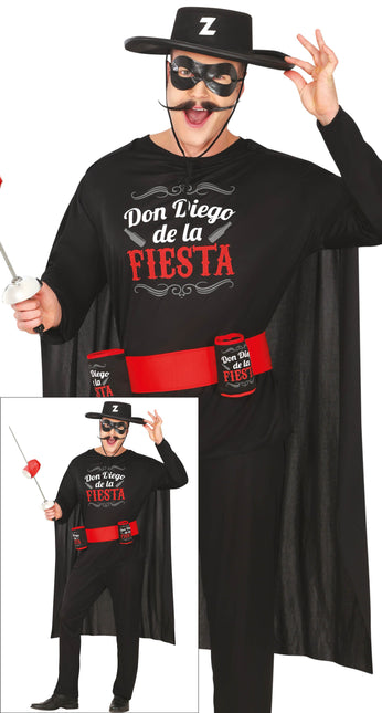 Don diego de la fiestas, Erwachsener
