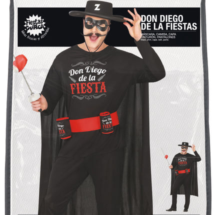 Don diego de la fiestas, Erwachsener