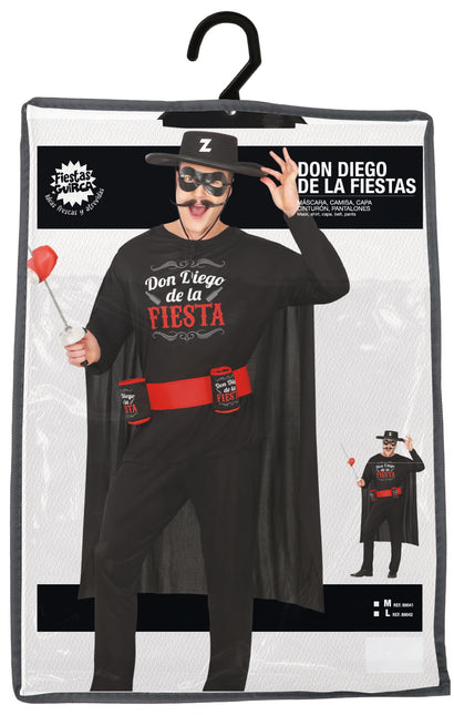 Don diego de la fiestas, Erwachsener