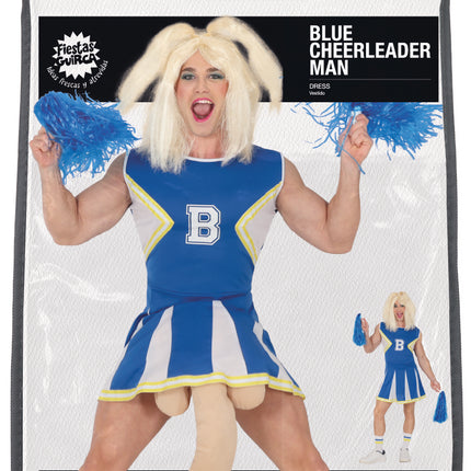 Cheerleader Anzug Blau Männer