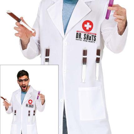 Doktor Kostüm 2 Teile