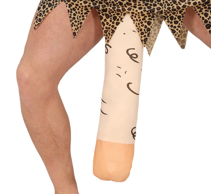 Höhlenmensch Kostüm Penis