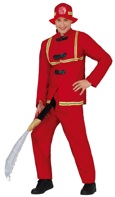 Feuerwehrmann Kostüm 4 Teile