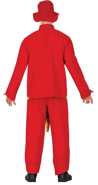 Feuerwehrmann Kostüm 4 Teile