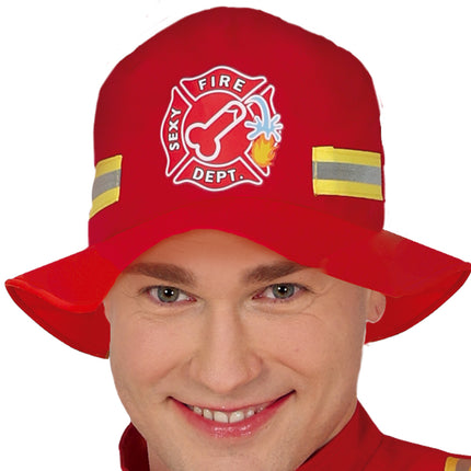 Feuerwehrmann Kostüm 4 Teile