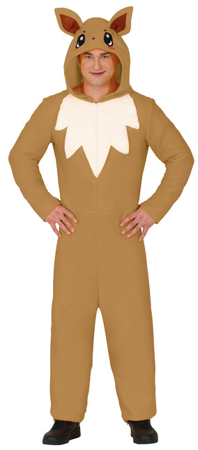 Fuchs Onesie Braun Beige