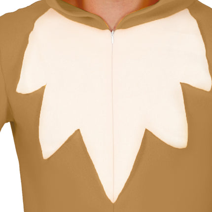 Fuchs Onesie Braun Beige
