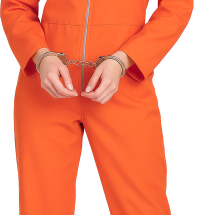 Villain Suit Orange Damen Jumpsuit
