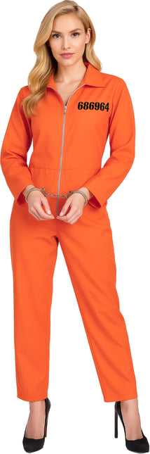 Villain Suit Orange Damen Jumpsuit