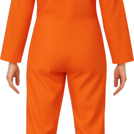 Villain Suit Orange Damen Jumpsuit