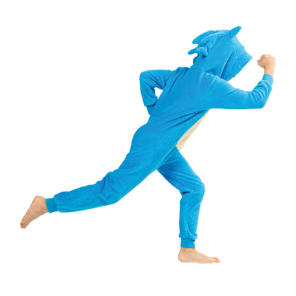 Sonic Onesie Blau Weiß Kind