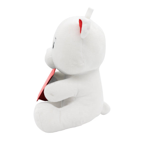 Weißer Ballon Gewicht Kuschelbär 170gr