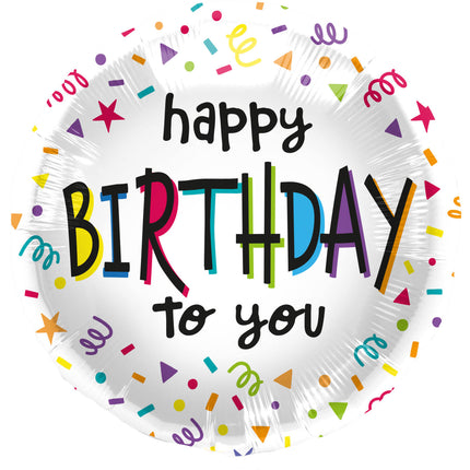 18in/45cm Happy Birthday To You