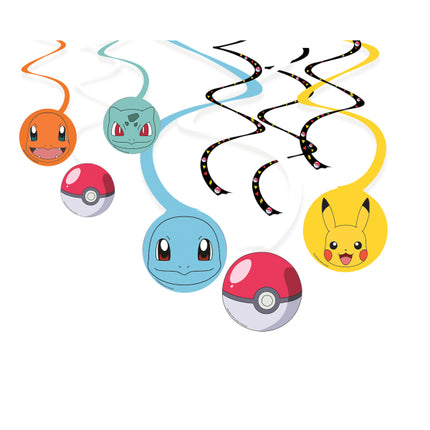 Pokemon Dekorationsset 60cm 6-teilig