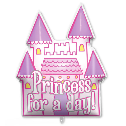 Prinzessin Helium Ballon Lila Rosa Folie Leer 94cm