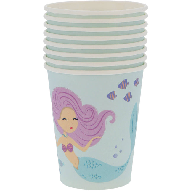 Meerjungfrau Becher 250ml 8Stk