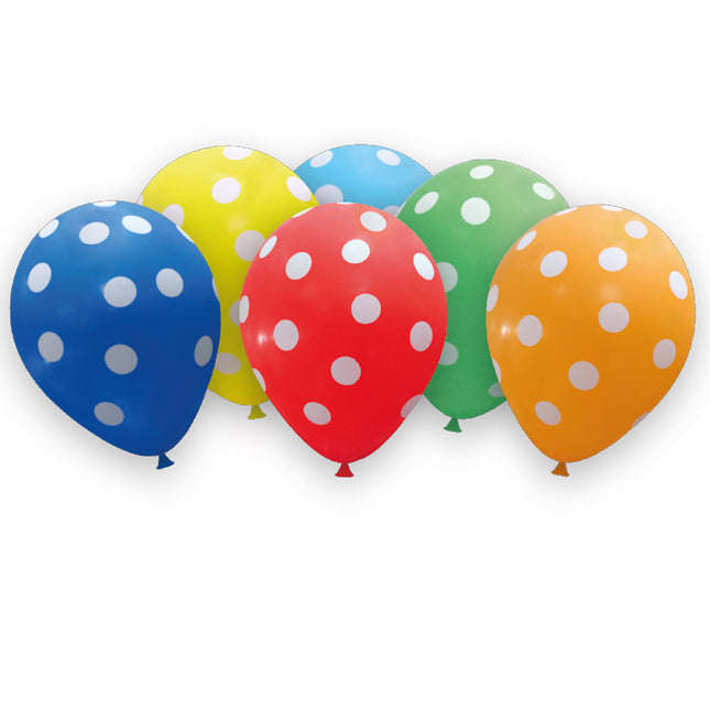 Party Essentials Fsc "Dots" Luftballons 6St