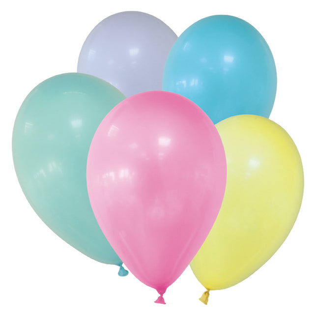 Party Essentials Pastellfarbene Partyballons 12 Stk.
