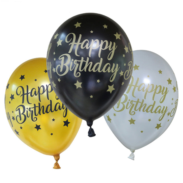 Party Essentials Meilenstein Ballons 6St