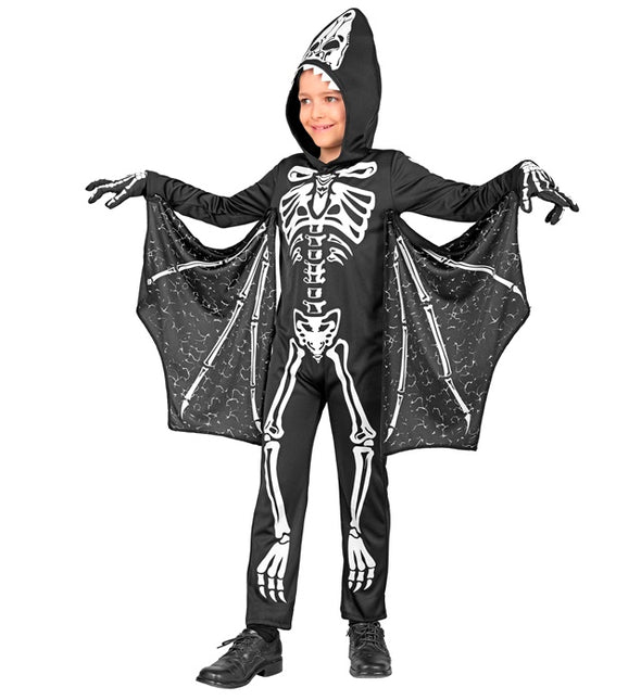 Halloween Kostüm Schwarz Weiß Kind Fledermaus
