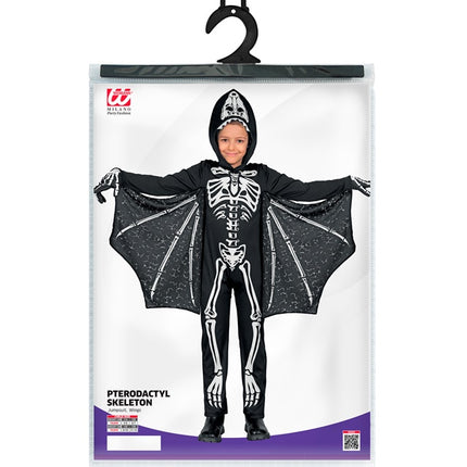 Halloween Kostüm Schwarz Weiß Kind Fledermaus