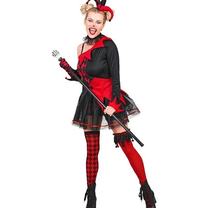Halloween-Kleid für Damen: Narr