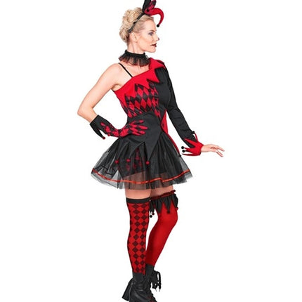 Halloween-Kleid für Damen: Narr