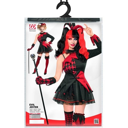 Halloween-Kleid für Damen: Narr