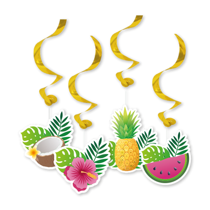 Hawaii-Hängespiralen, 4 Stück