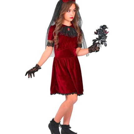 Halloween-Kostüm für Kinder: Gothic-Vampirbraut