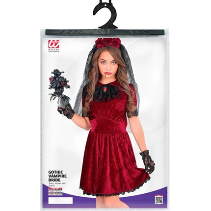 Halloween-Kostüm für Kinder: Gothic-Vampirbraut