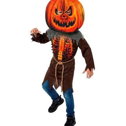 Halloween-Kostüm für Kinder: Gruseliger Kürbis