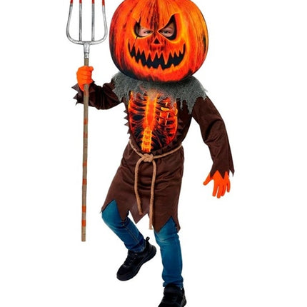 Halloween-Kostüm für Kinder: Gruseliger Kürbis
