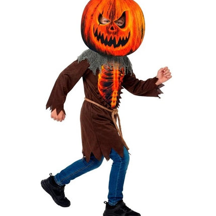 Halloween-Kostüm für Kinder: Gruseliger Kürbis