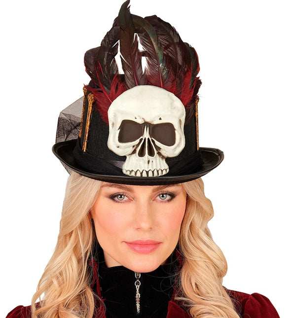 Halloween Hut Hoch Voodoo Und Knochen