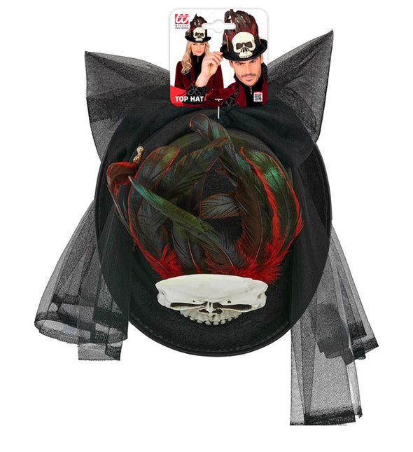 Halloween Hut Hoch Voodoo Und Knochen
