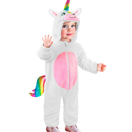 Unicorn-Anzug für Kinder aus Samt