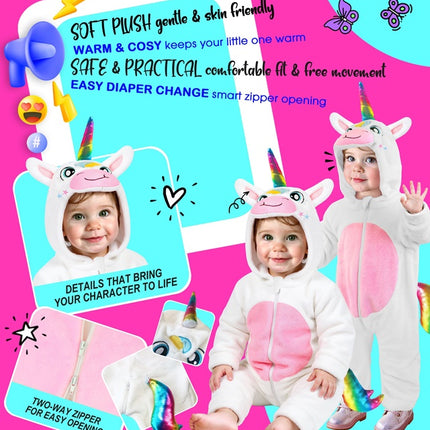 Unicorn-Anzug für Kinder aus Samt