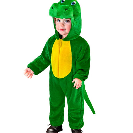 Dinosaurier-Strampler für Kinder aus Samt