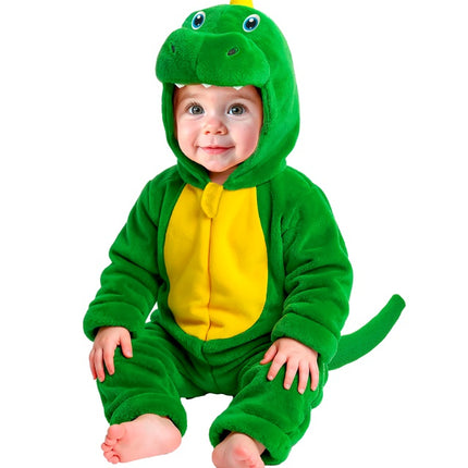 Dinosaurier-Strampler für Kinder aus Samt