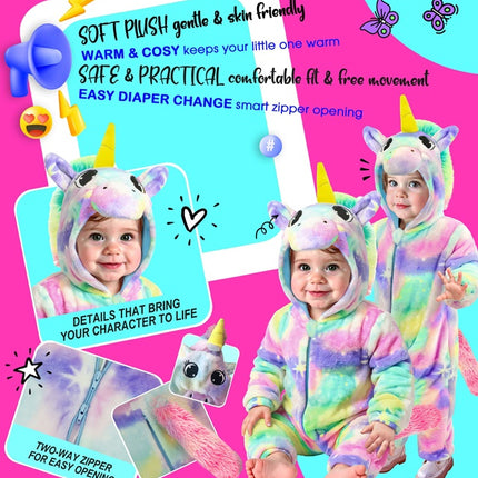 EINHORN PLÜSCH SAMT REGENBOGEN