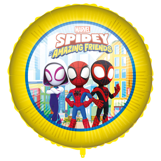 Spidey & His Amazing Friends Spidey & His Amazing Friends Folienballon 46Cm 1Stand