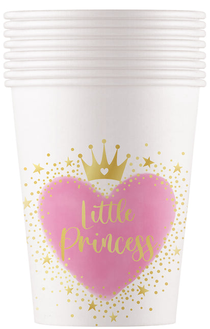 My Little Princess Fsc Pappbecher 200Ml (Wm) 8pcs