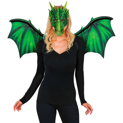 Drachen-Kostüm-Set, grün