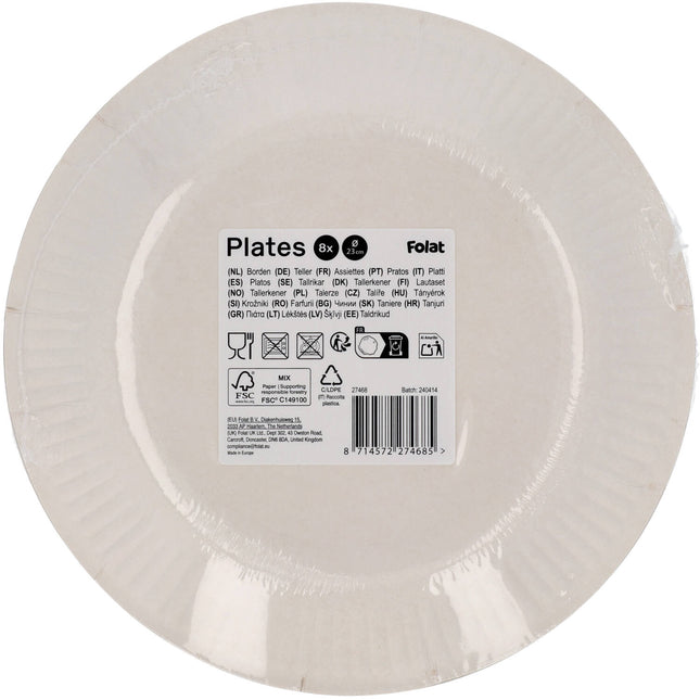 Piratenteller 23cm 8Stück