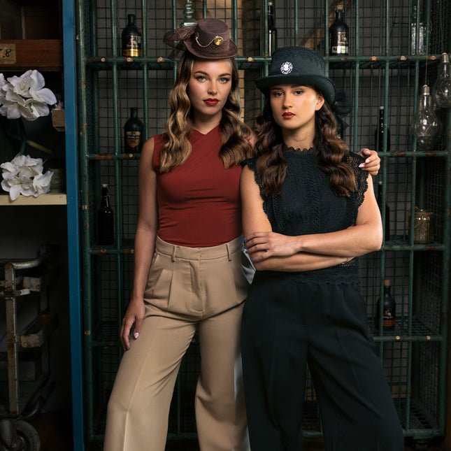 Schwarzer Hut Gothic