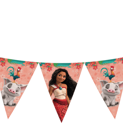 Moana Ii Sailing Spirit Fsc Paper Triangle Flag Banner (9 Flaggen) 1St
