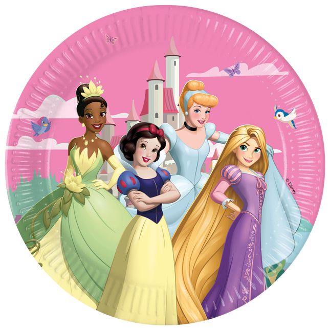 Disney Prinzessinnen Teller 23cm 8Stück